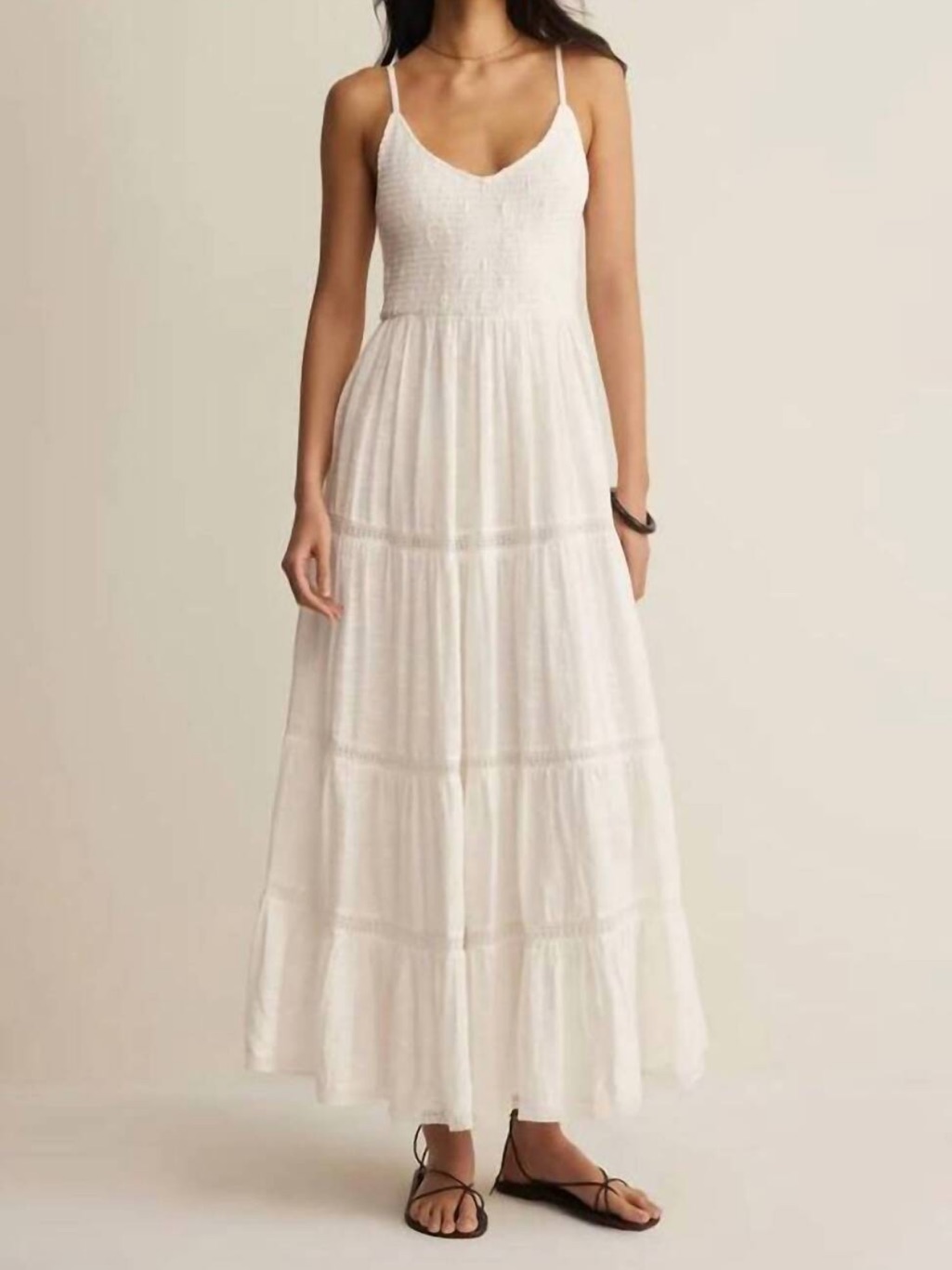 Z Supply White Behati Eyelet Midi Dress - New With Tags